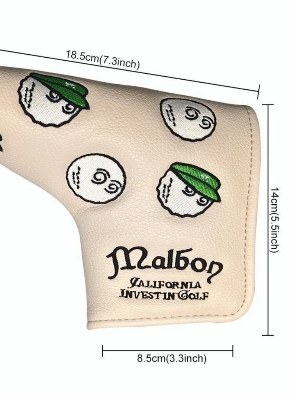 Malbon New Golf Club Headcovers Blade Putter Head Covers